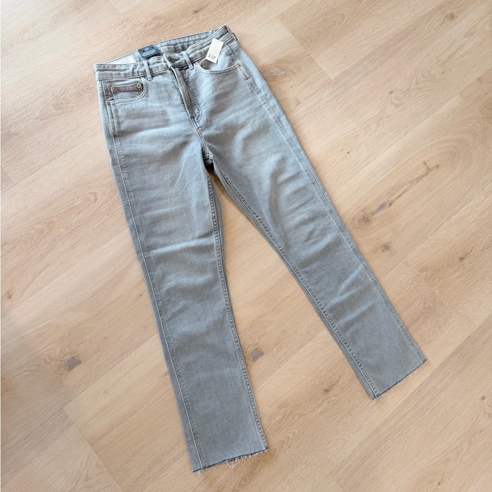 NEW Gap Vintage Slim Sky High 27 Jeans Gray - Picture 2 of 10